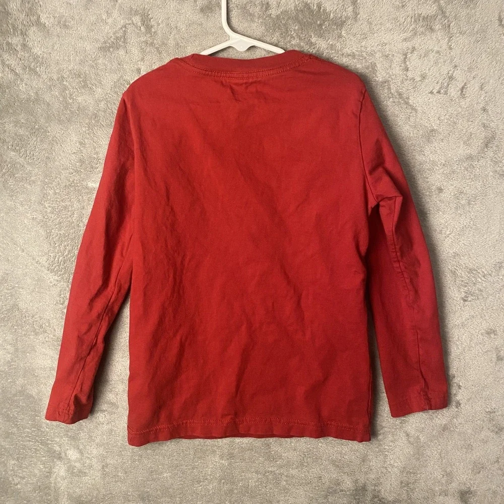 Levi's Kids 7/8 Long Sleeve Red Logo T-Shirt